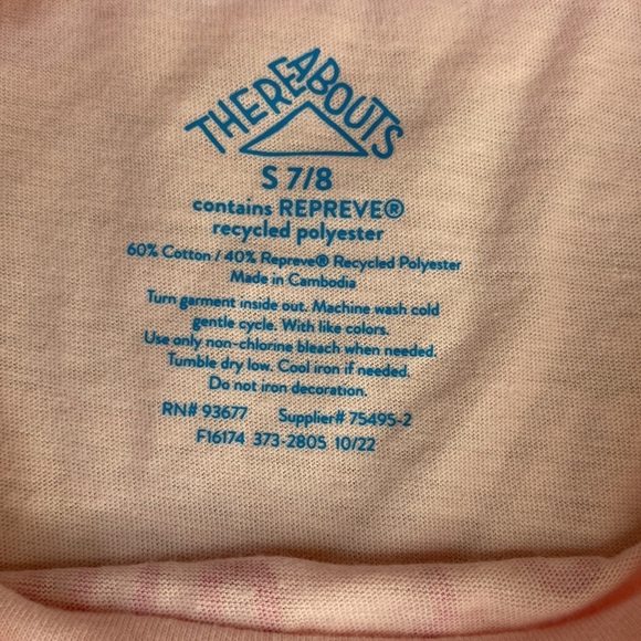 “Too Hip To Hop” Size 7/8 Girls Pink Bunny T-Shirt New - Picture 4 of 4